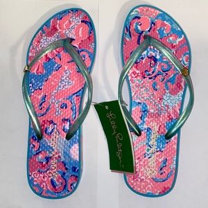 Lily Pulitzer I’m so jelly shoe coral reef